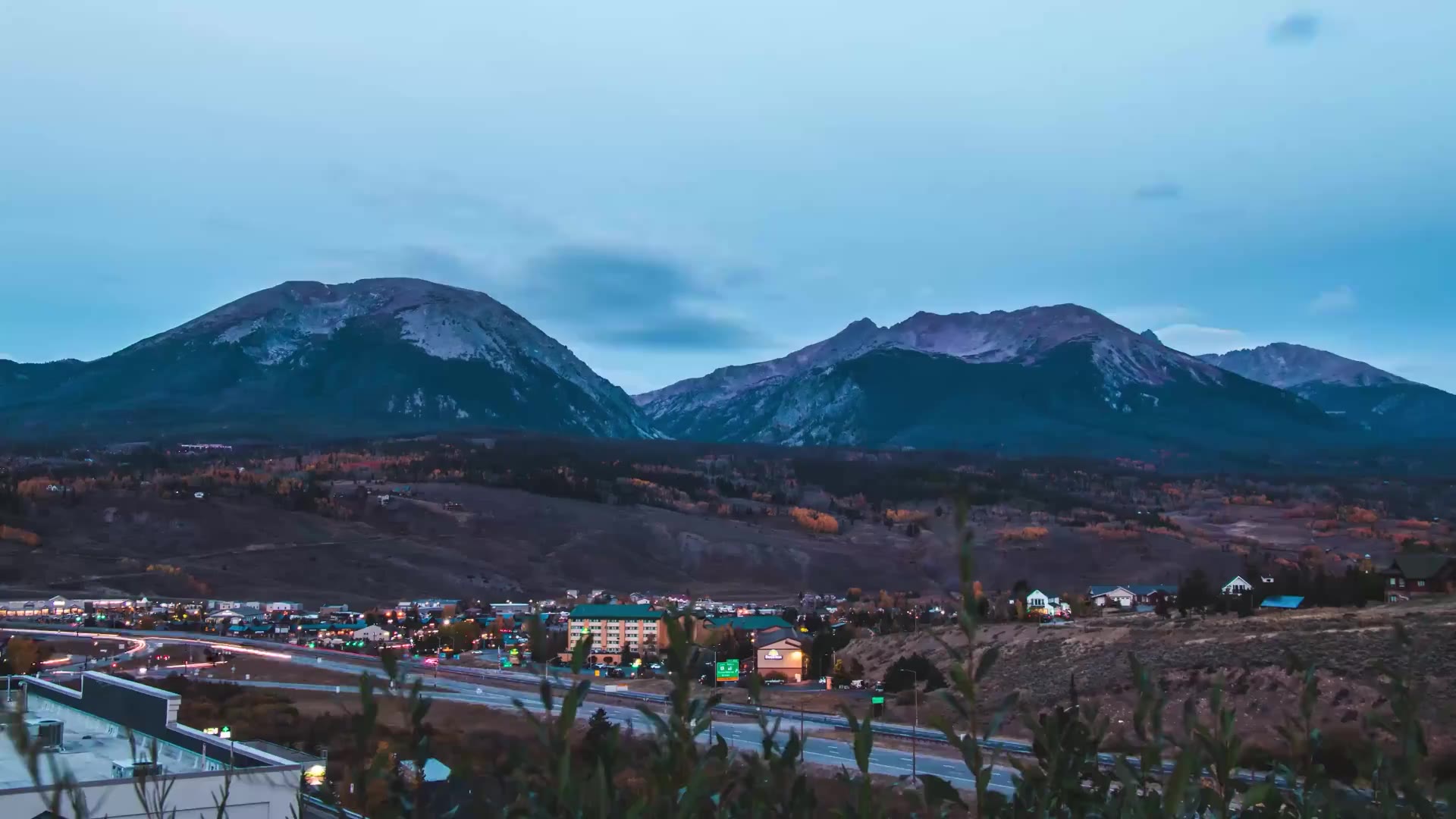 East River valley below Crested Butte Mountain, Colorado